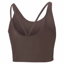 Top Desportivo de Mulher Puma Studio Ultrabare Strappy Castanho