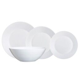 La Mediterránea|bandeja de aperitivos La Mediterránea Boreal 2 Compartimentos 25 x 11 x 3 cm (24 Unidades)