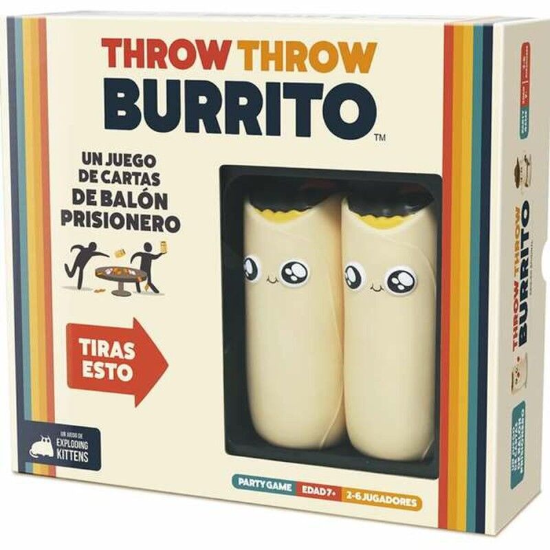 Asmodee|Jogo de Mesa Asmodee Throw Throw Burrito (ES) Asmodee|Jogo de Mesa Asmodee Throw Throw Burrito (ES)