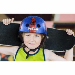Stamp|Capacete SPIDERMAN Stamp SM250102 Azul Meninos
