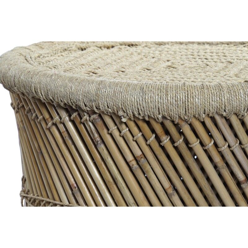 DKD Home Decor|Conjunto de 2 mesas DKD Home Decor Natural 60 x 60 x 42 cm 62 x 62 x 42 cm 64 x 64 x 42 cm