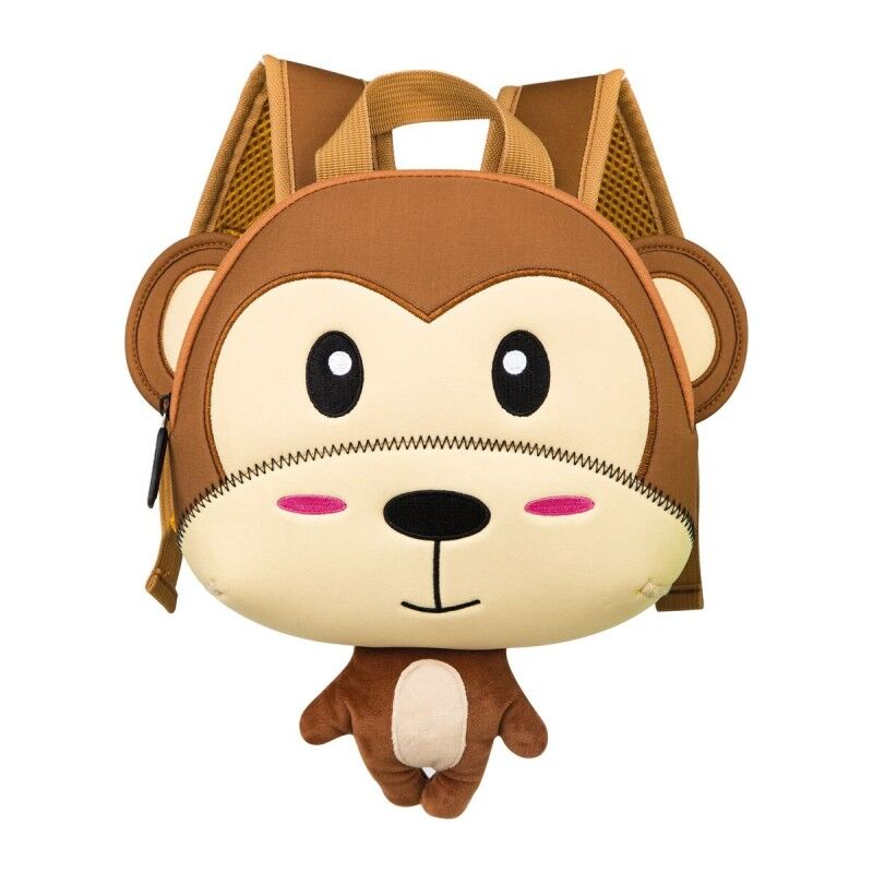 DOHE|Mochila Escolar DOHE Castanho Macaco DOHE|Mochila Escolar DOHE Castanho Macaco