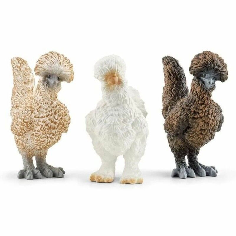 Schleich|Conjunto Animais de Quinta Schleich Chicken Friends Plástico