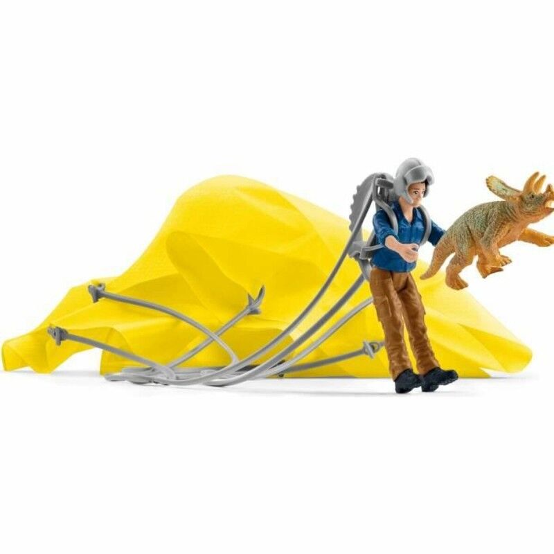 Schleich|Playset Schleich Parachute Rescue Dinossauro Schleich|Playset Schleich Parachute Rescue Dinossauro