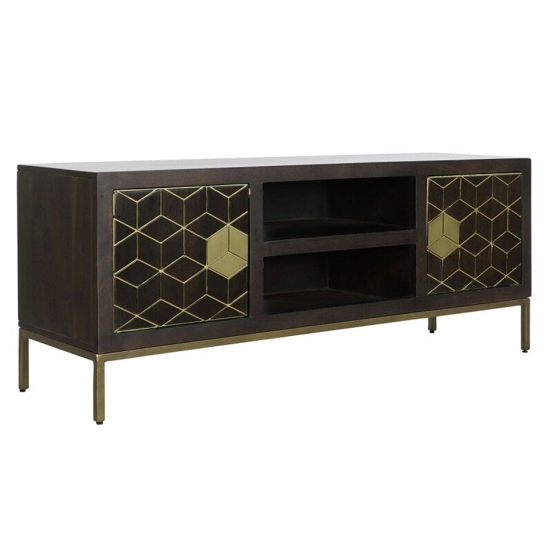 DKD Home Decor|Móvel de TV DKD Home Decor 140 x 40 x 55 cm Preto Metal Acácia DKD Home Decor|Móvel de TV DKD Home Decor 140 x 40 x 55 cm Preto Metal Acácia