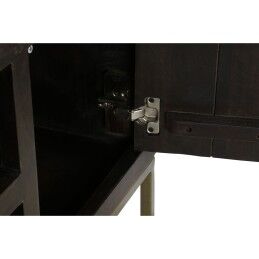 DKD Home Decor|Móvel de TV DKD Home Decor 140 x 40 x 55 cm Preto Metal Acácia