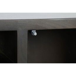DKD Home Decor|Móvel de TV DKD Home Decor 140 x 40 x 55 cm Preto Metal Acácia