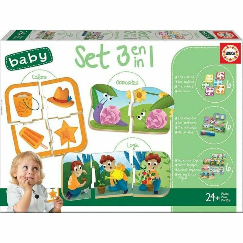 Educa|Puzzle Educa 3 em 1 Educa|Puzzle Educa 3 em 1