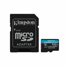 Cartão de Memória Micro SD com Adaptador Kingston SDCG3/512GB Classe 10 512 GB UHS-I