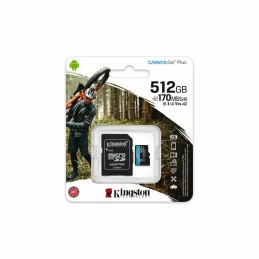 Cartão de Memória Micro SD com Adaptador Kingston SDCG3/512GB Classe 10 512 GB UHS-I