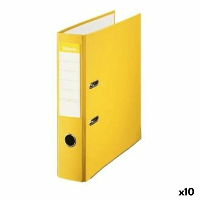 Esselte|Arquivador de Alavanca Esselte Amarelo A4 (10 Unidades) Esselte|Arquivador de Alavanca Esselte Amarelo A4 (10 Unidades)