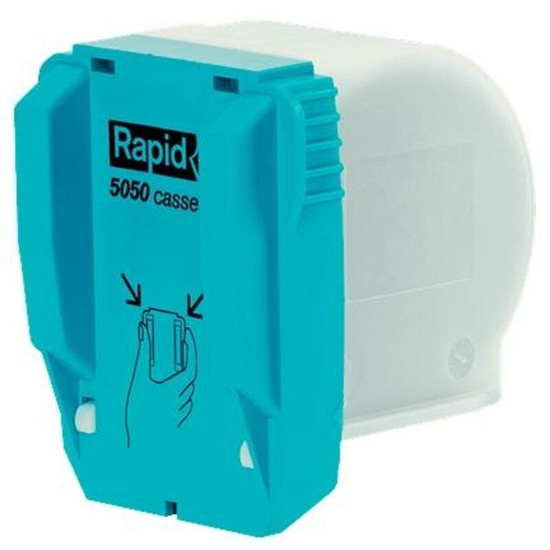 Rapid|Grampos Rapid Cartucho 5000 Peças 24 Peças 85 x 70 x 88 mm Rapid|Grampos Rapid Cartucho 5000 Peças 24 Peças 85 x 70 x 88 mm