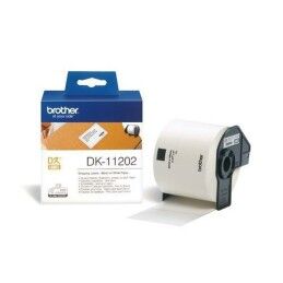 Brother|Etiquetas para Impressora Brother DK-11202 Preto/Branco 62 x 100 mm (3 Unidades)