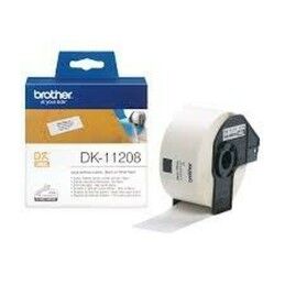 Brother|Etiquetas para Impressora Brother DK-11208 Branco/Preto 38 X 90 mm (3 Unidades)
