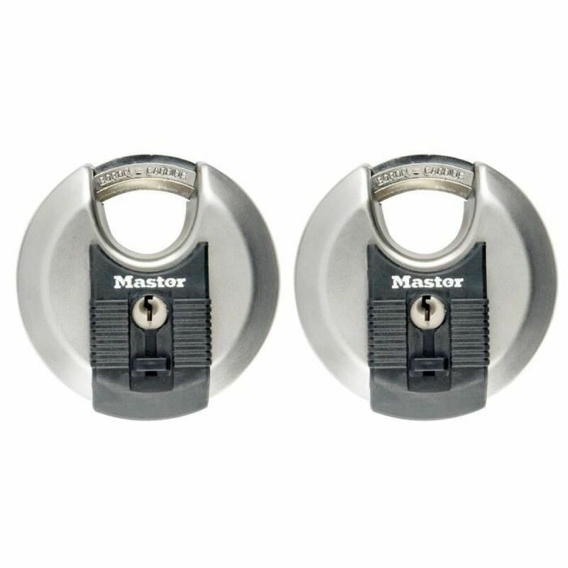 Master Lock|Cadeado com chave Master Lock M40EURT (2 Unidades)