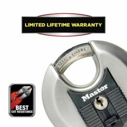 Master Lock|Cadeado com chave Master Lock M40EURT (2 Unidades)