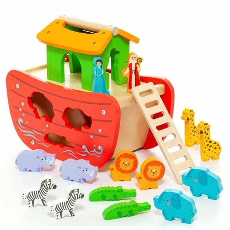 Moltó|Playset Moltó Noah's ark Madeira 17 Peças Moltó|Playset Moltó Noah's ark Madeira 17 Peças
