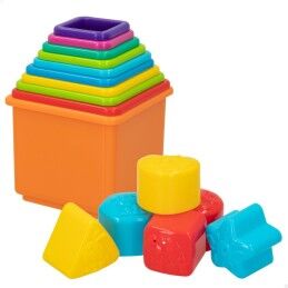 PlayGo|Blocos Empilháveis PlayGo 16 Peças 4 Unidades 10,5 x 9 x 10,5 cm