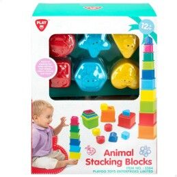 PlayGo|Blocos Empilháveis PlayGo 16 Peças 4 Unidades 10,5 x 9 x 10,5 cm