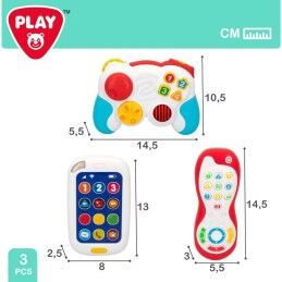 PlayGo|Set de Brinquedos para Bebés PlayGo 14,5 x 10,5 x 5,5 cm (4 Unidades)