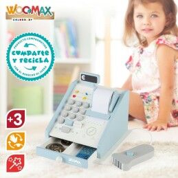 Woomax|Caixa Registadora de Brincar Woomax 18 Peças 4 Unidades 18 x 15 x 18 cm