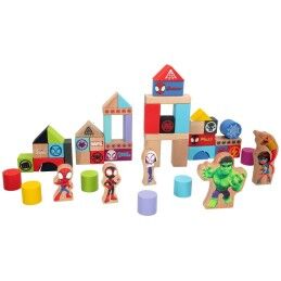 Spidey|Playset Spidey Amazing Friends 50 Peças 4 Unidades 8 x 9,5 x 1,5 cm