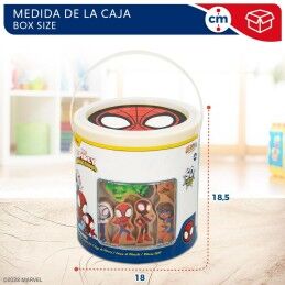 Spidey|Playset Spidey Amazing Friends 50 Peças 4 Unidades 8 x 9,5 x 1,5 cm