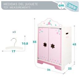 Woomax|Armário Woomax Bonecas 34 x 55 x 23 cm
