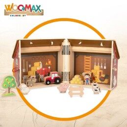 Woomax|Playset Woomax Quinta 9 Peças 4 Unidades 19 x 18 x 19 cm