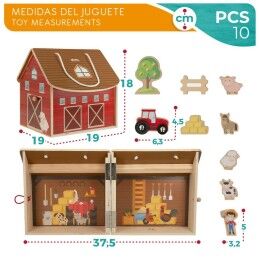 Woomax|Playset Woomax Quinta 9 Peças 4 Unidades 19 x 18 x 19 cm