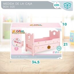 Woomax|Cama Woomax Cor de Rosa 4 Unidades 31 x 20 x 16 cm