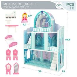 Woomax|Casa de Miniatura Woomax 9 Peças 2 Unidades 37 x 53,5 x 15 cm