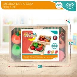 Woomax|Conjunto de Alimentos de Brincar Woomax 12 Peças (4 Unidades)