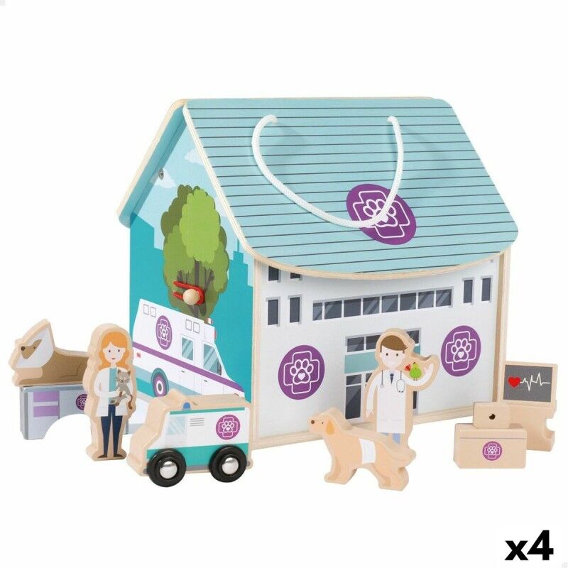 Woomax|Playset Woomax Veterinário 9 Peças 4 Unidades 19 x 18 x 19 cm