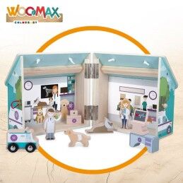 Woomax|Playset Woomax Veterinário 9 Peças 4 Unidades 19 x 18 x 19 cm