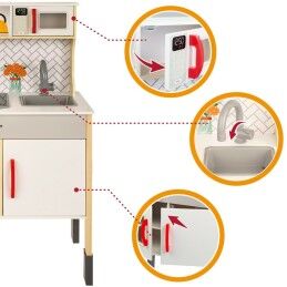 Woomax|Cozinha de Brincar Woomax 59,5 x 94,5 x 30 cm
