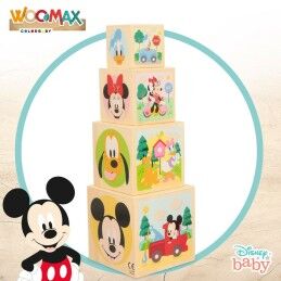 Disney|Blocos Empilháveis Disney 8 Peças 4 Unidades 12,2 x 12,2 x 12,2 cm
