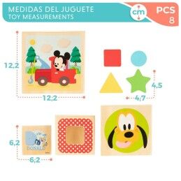 Disney|Blocos Empilháveis Disney 8 Peças 4 Unidades 12,2 x 12,2 x 12,2 cm