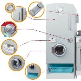 Play & Learn|Cozinha de Brincar Play & Learn Modern 95 x 95 x 30 cm