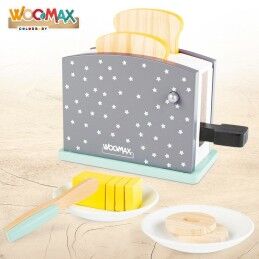 Woomax|Tostadeira de brincar Woomax 8 Peças 19,5 x 12,5 x 8 cm (4 Unidades)