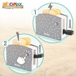 Woomax|Tostadeira de brincar Woomax 8 Peças 19,5 x 12,5 x 8 cm (4 Unidades)