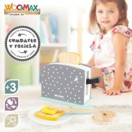 Woomax|Tostadeira de brincar Woomax 8 Peças 19,5 x 12,5 x 8 cm (4 Unidades)