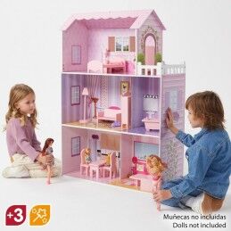 Play & Learn|Casa de Bonecas Play & Learn 14 Partes 80 x 112 x 31 cm