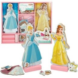 Disney Princess|Figuras Disney Princess 45 Peças 4 Unidades 9 x 20,5 x 1,2 cm