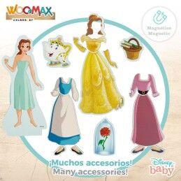 Disney Princess|Figuras Disney Princess 45 Peças 4 Unidades 9 x 20,5 x 1,2 cm