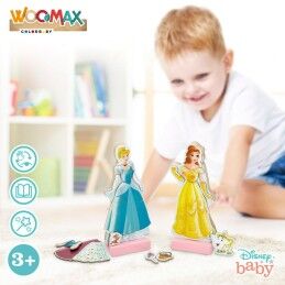 Disney Princess|Figuras Disney Princess 45 Peças 4 Unidades 9 x 20,5 x 1,2 cm