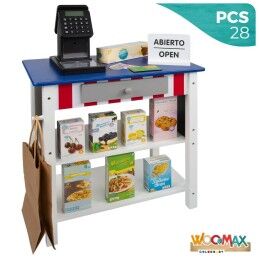Woomax|Supermercado de brincar Woomax 28 Peças 48 x 70 x 30 cm