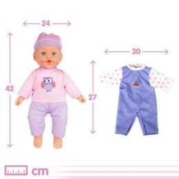 Colorbaby|Boneca bebé Colorbaby 2 Unidades 24 x 42 x 11 cm