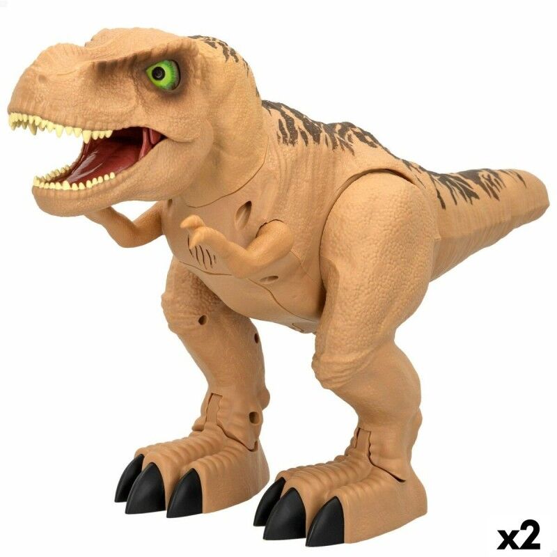Funville|Dinossauro Funville T-Rex 2 Unidades 45 x 28 x 15 cm Funville|Dinossauro Funville T-Rex 2 Unidades 45 x 28 x 15 cm