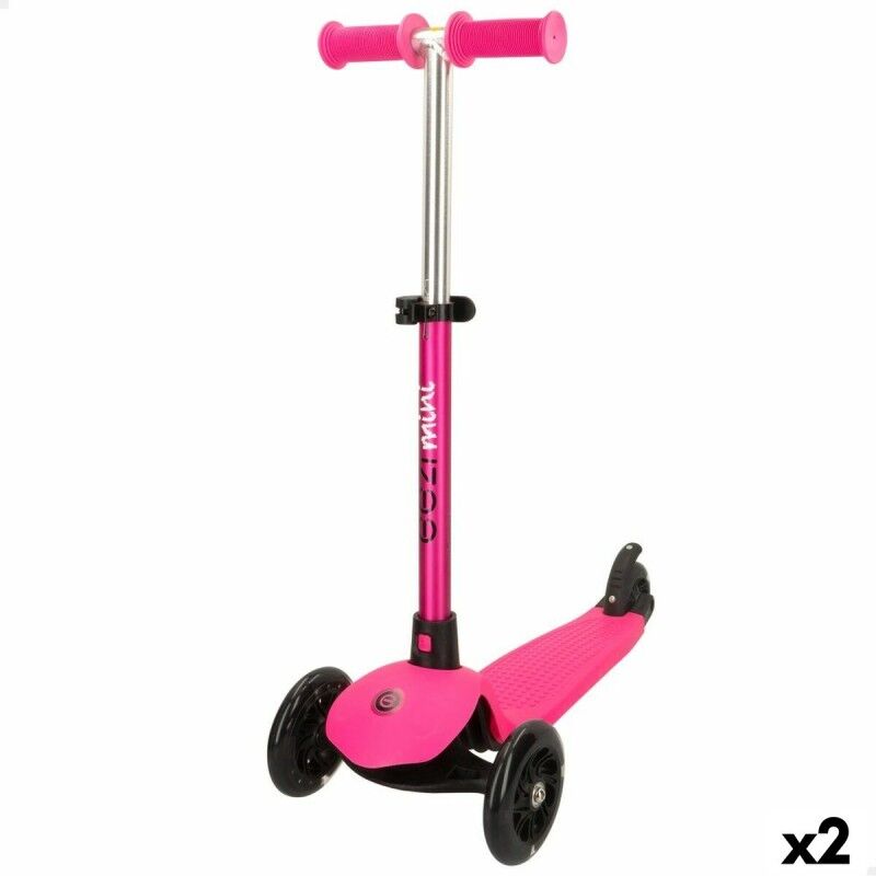 Eezi|Patinete Scooter Eezi Cor de Rosa 2 Unidades